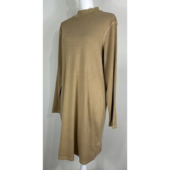 Old Navy Fitted Long Sleeve Mock Neck Rib Knit Mini Dress Size XL (16/18) - Picture 8 of 13
